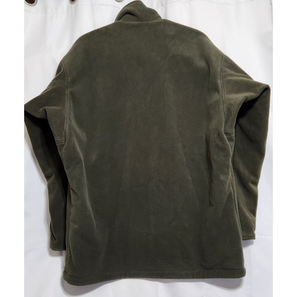 Barbour Sporting Dunmoor Olive Men’s XL Heavyweight Waterproof Fleece Jacket - Picture 2 of 11